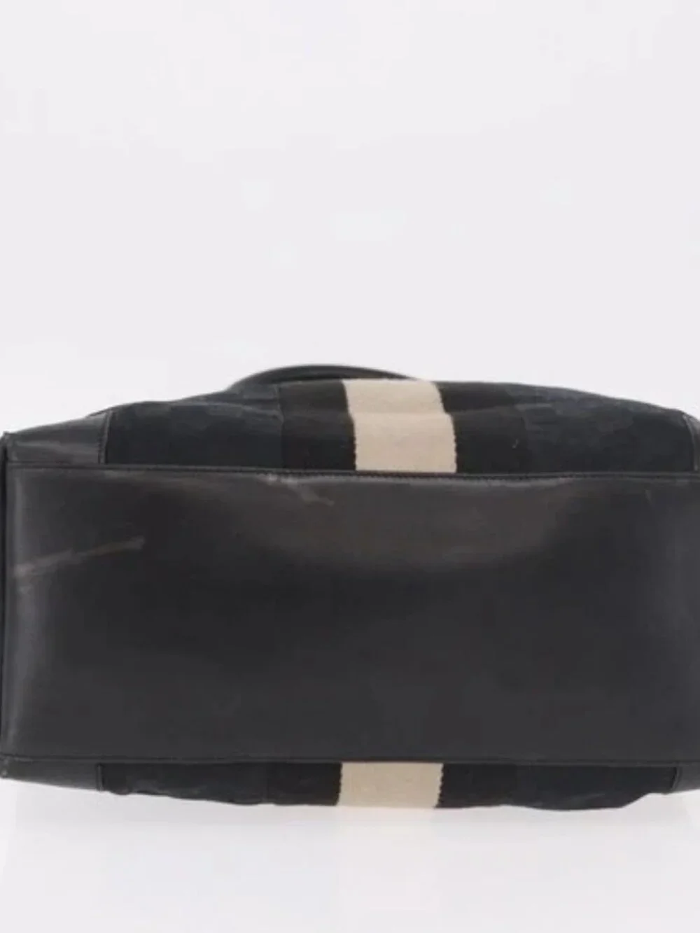 GUCCI GG Canvas Sherry Line Tote Bag Black 002 1098 Auth 187831